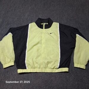 Nike Vintage Windbreaker Jacket Size XS‎ Womens Full Zip BIG back Logo